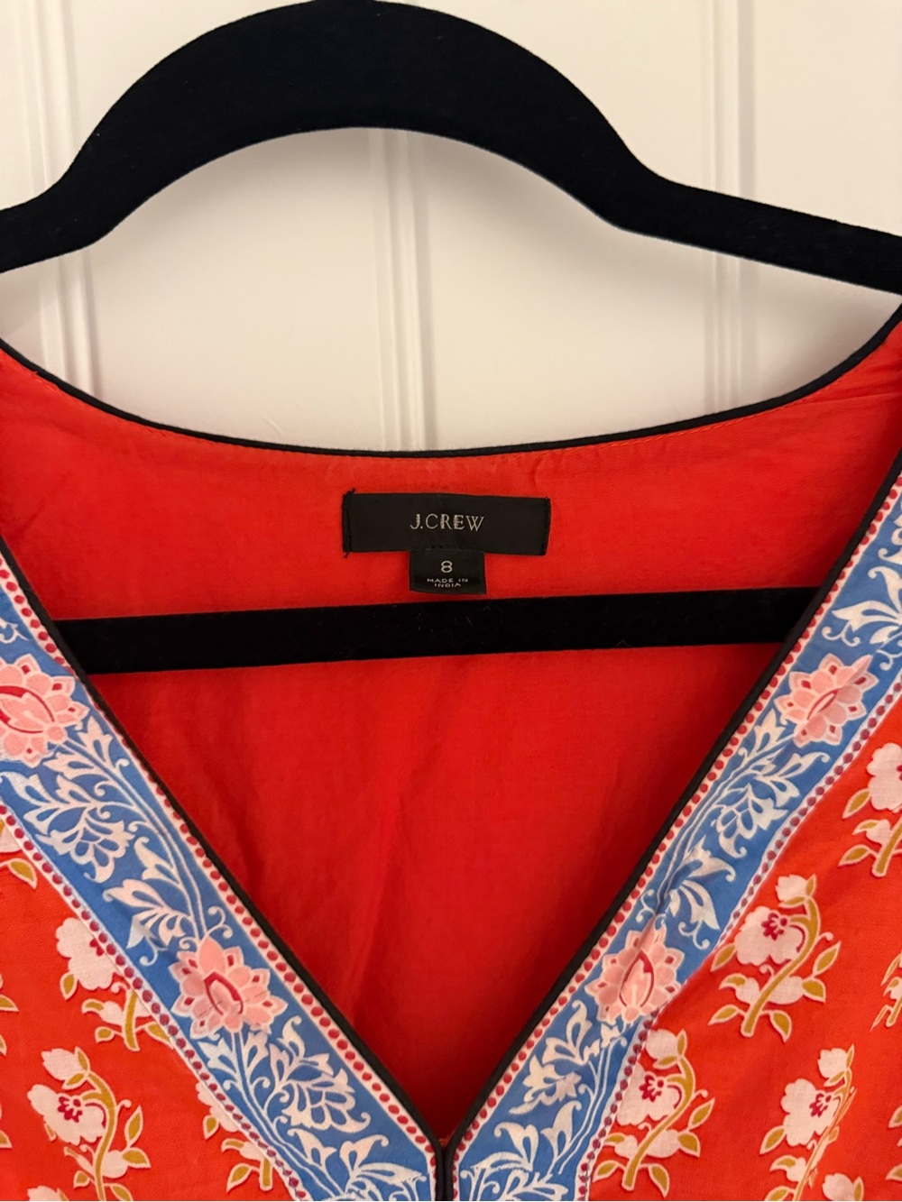 J.Crew tiered block print midi dress - Picture 2 of 4